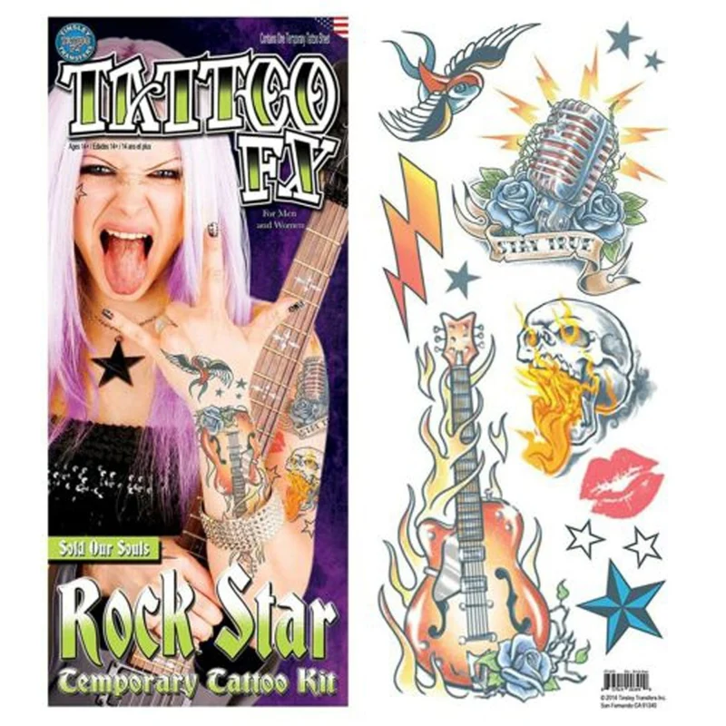 Rockstar Temporary Tattoos