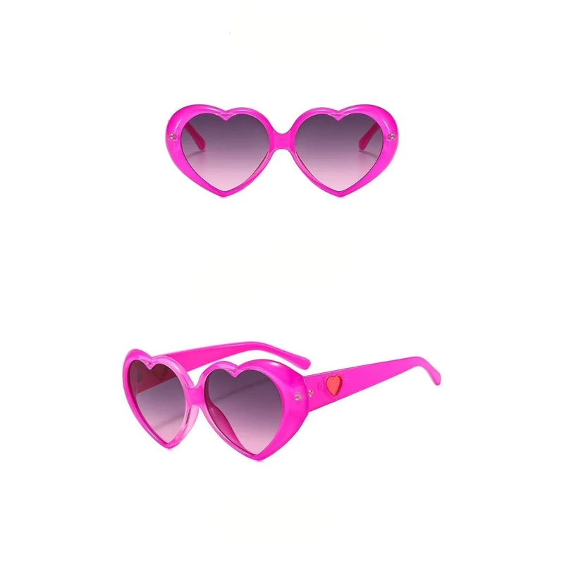 Pink Heart Shaped Sunglasses for Adults