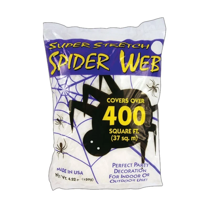 White Large Spider Web, 4.2 Oz, 1 Count