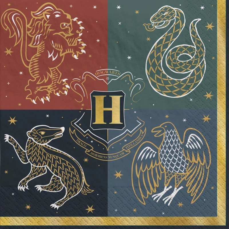Harry Potter Small Beverage Napkins, 16 Count