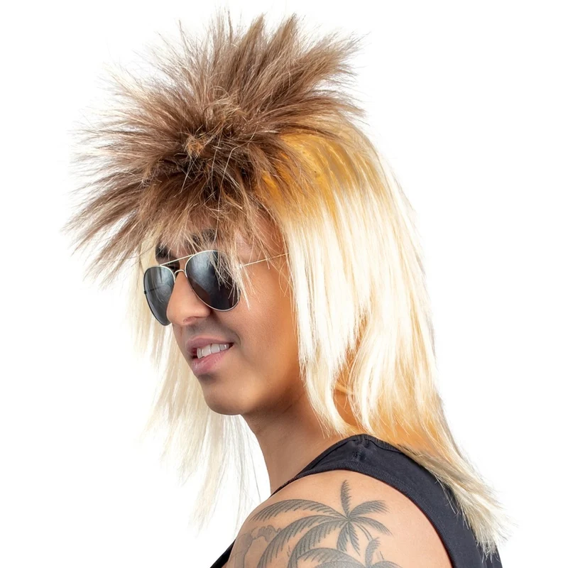 Blond Rocker Wig for Adults