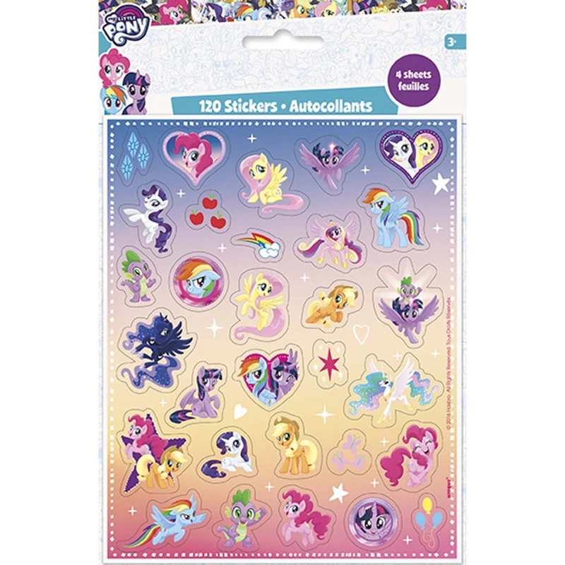 My Little Pony Sticker Sheets, 4 Count