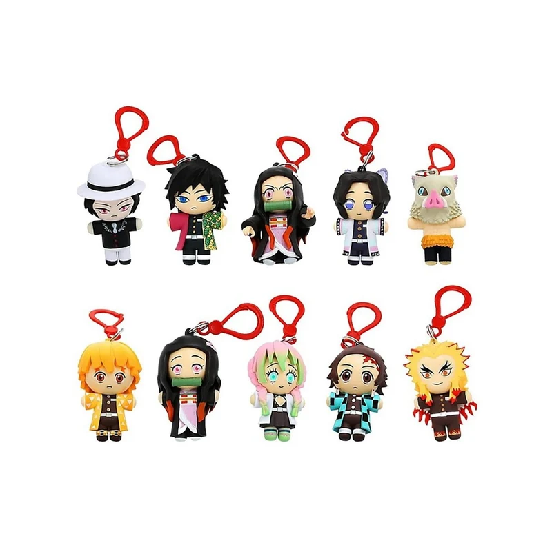 Demon Slayer Mini Figures with Clip, Assortment, 1 Count