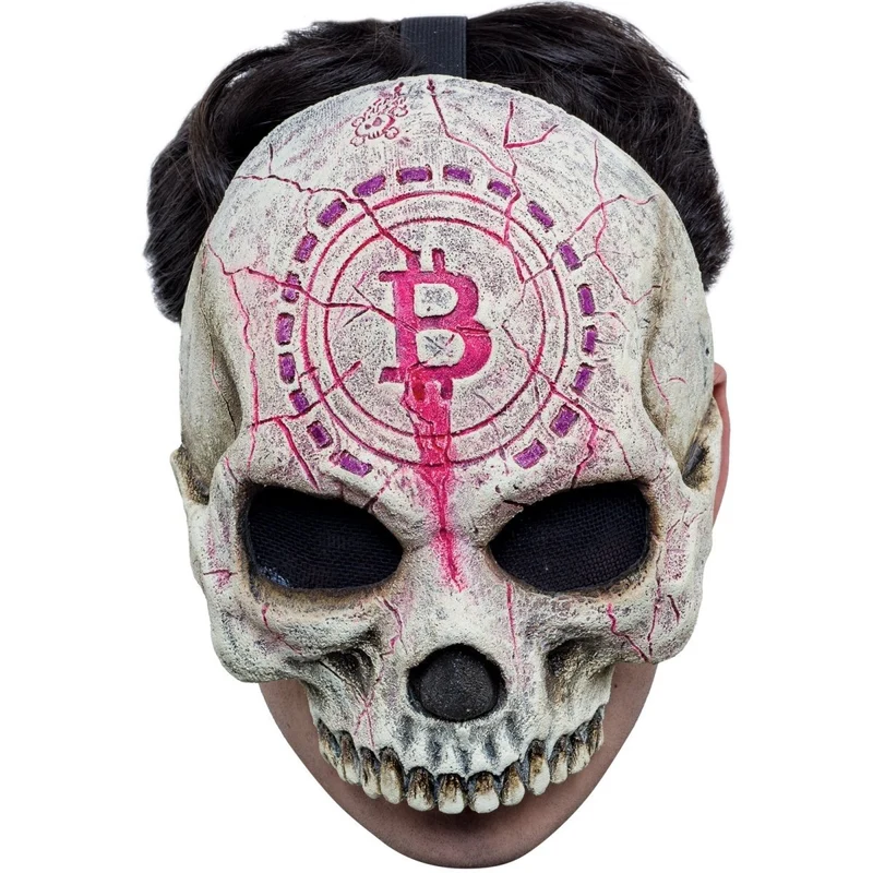 Glow in the Dark Crypto Mask for Adults