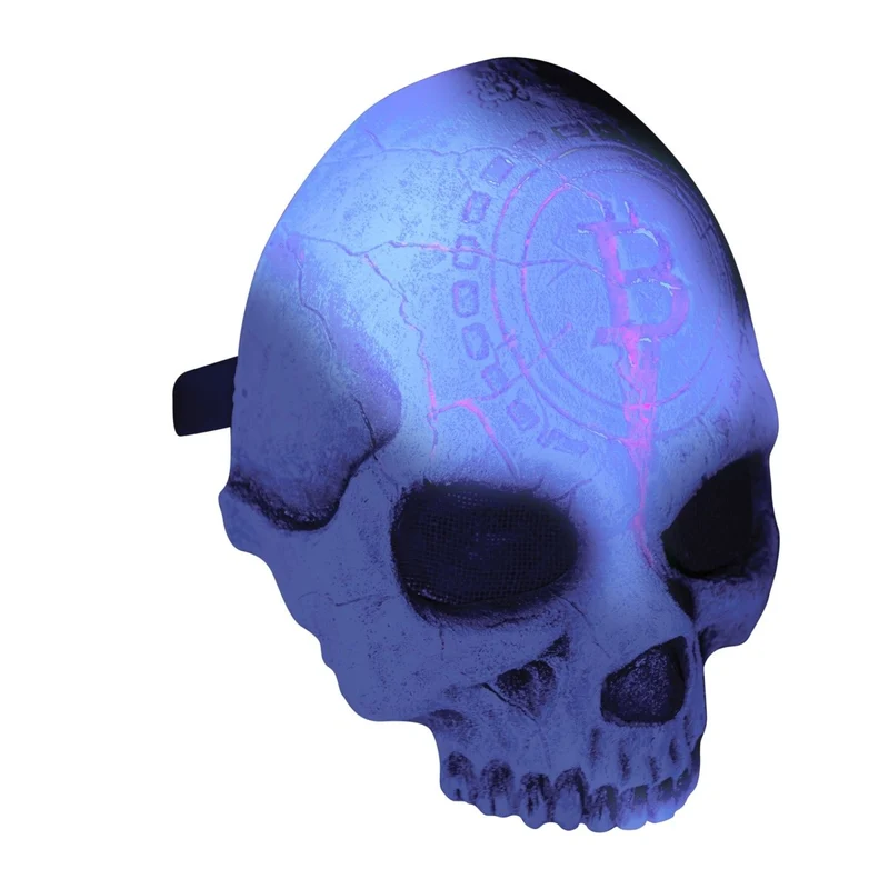 Glow in the Dark Crypto Mask for Adults