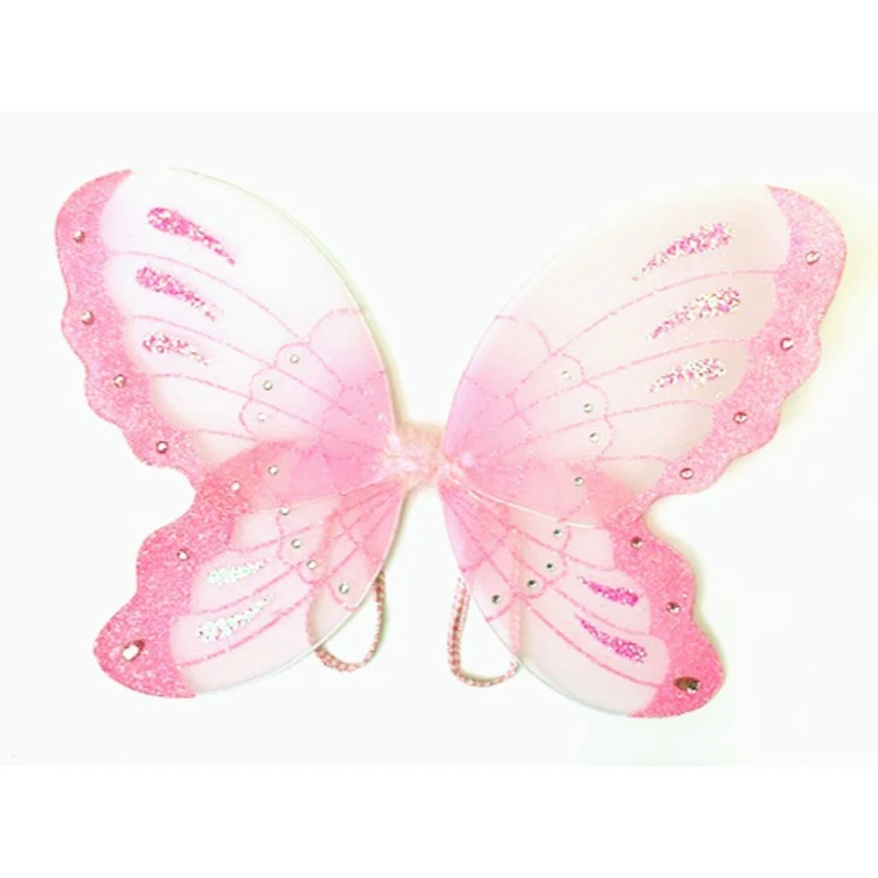 Pink Butterfly Wings and Wand for Adults