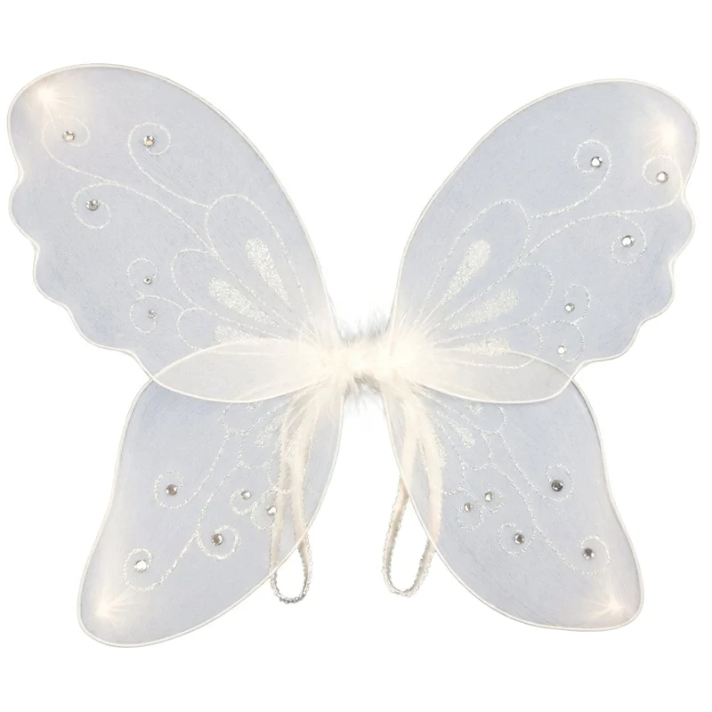 White Butterfly Wings for Adults