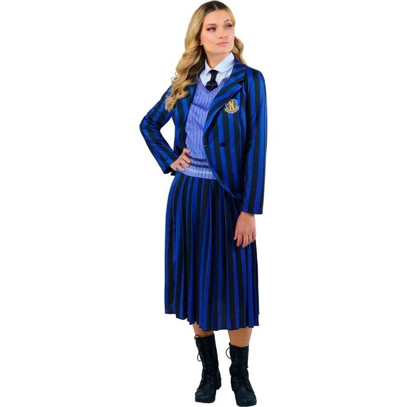 Wednesday Academy Uniform Costume for Adults