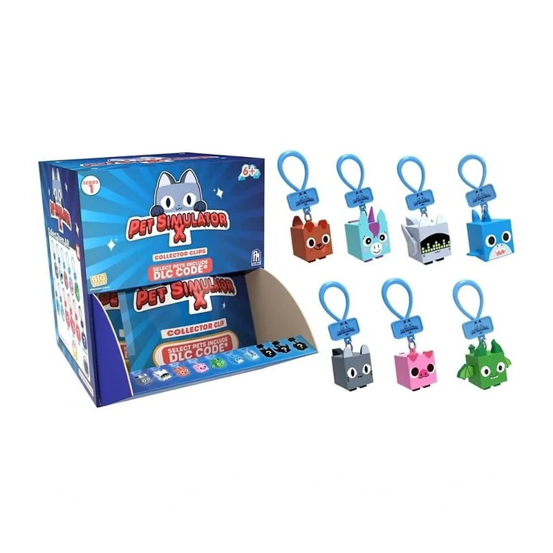 Pet Simulator Mini Figure with Clip, Assortment, 1 Count