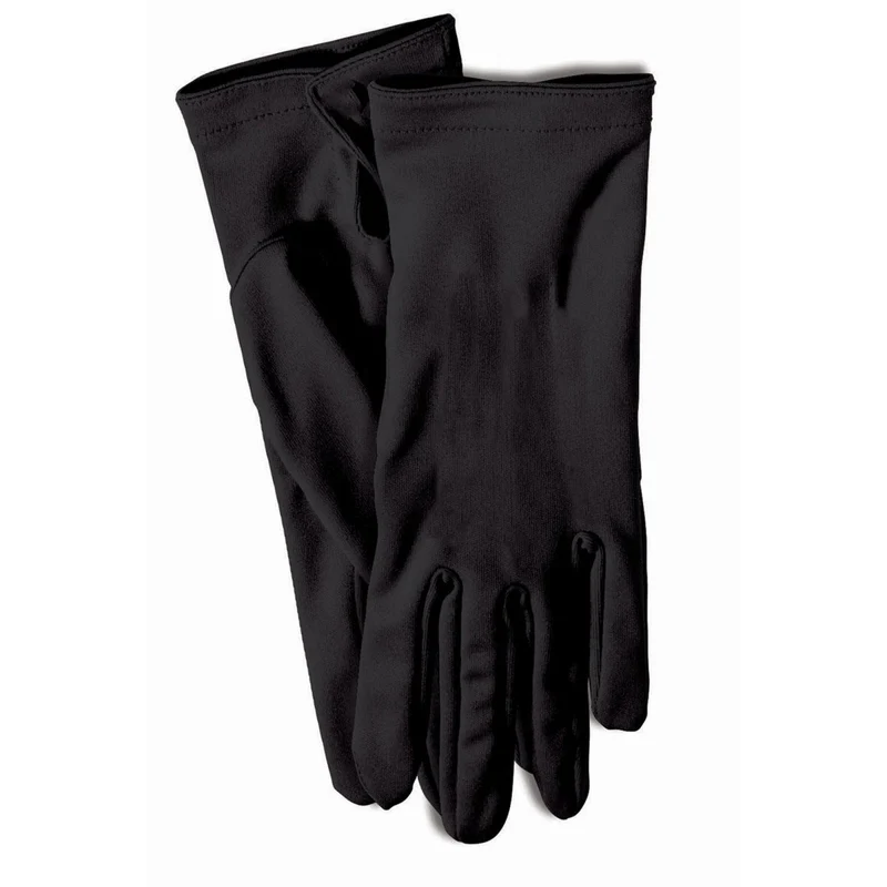 Black Short Gloves for Adults