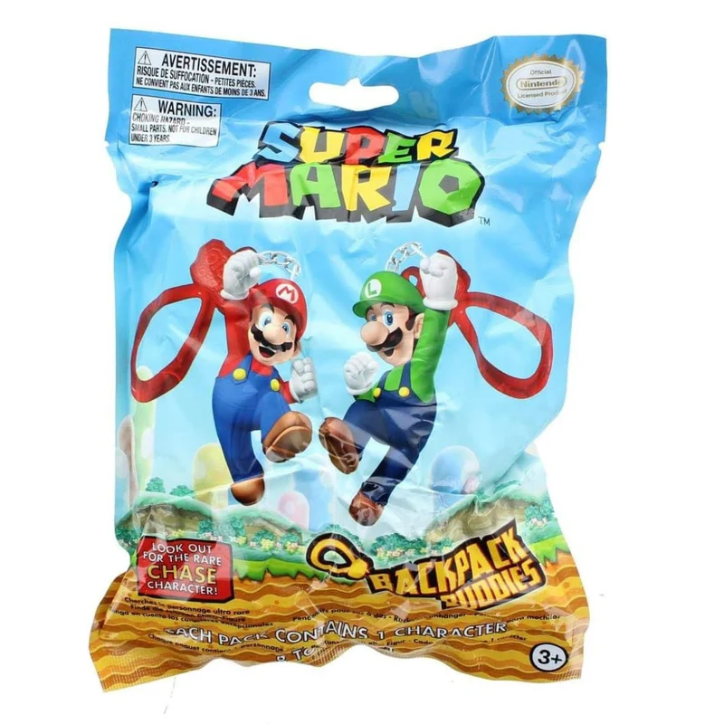 Super Mario Bros. Figure with Clip, Assortment, 1 Count