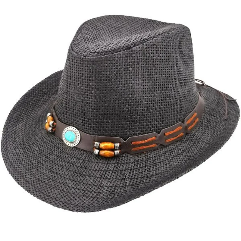 Black Western Cowboy Hat for Adults
