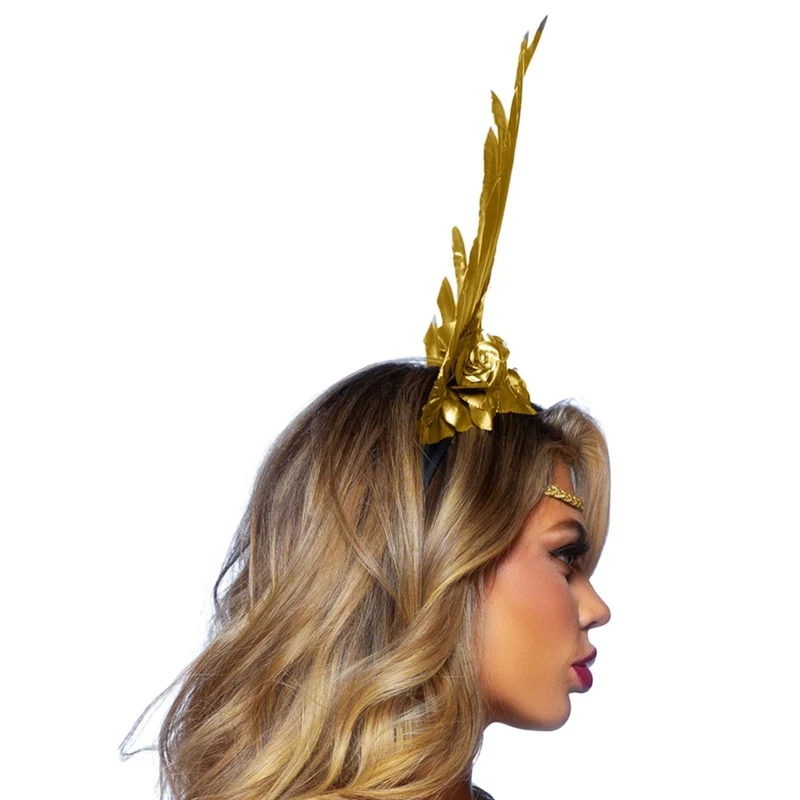 Golden Goddess Headband for Adults