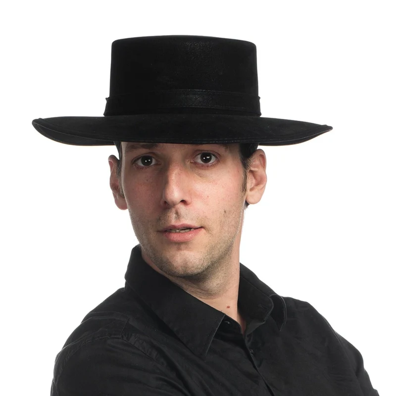 Black Spanish Hat for Adults
