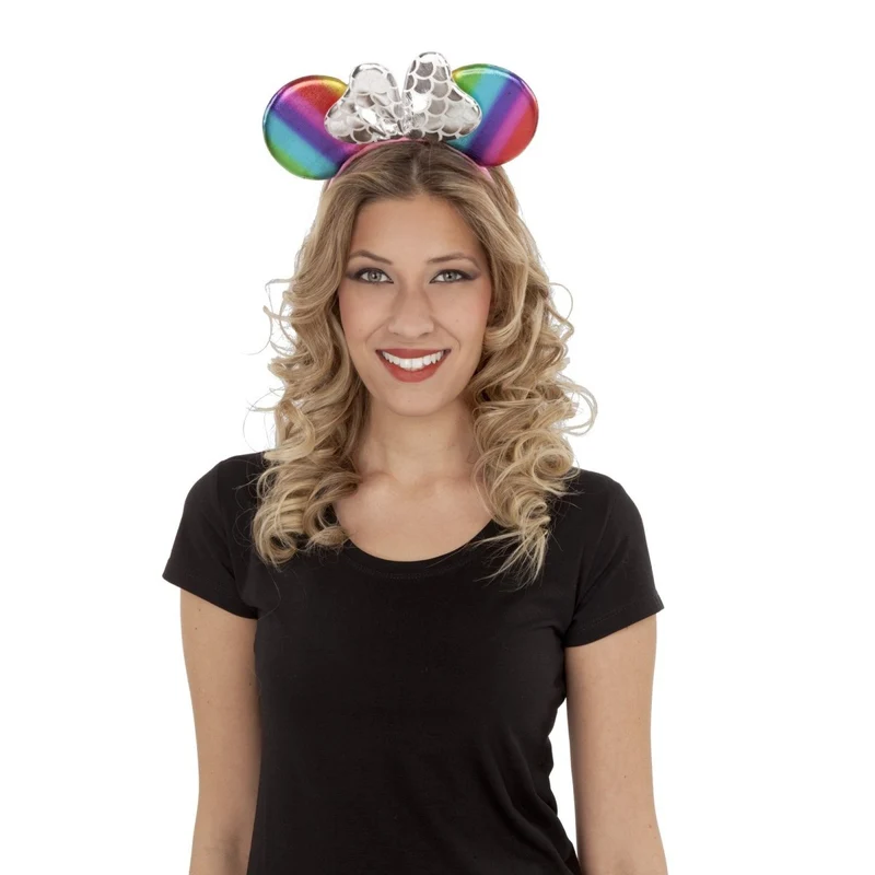 Rainbow Minnie Mouse Headband