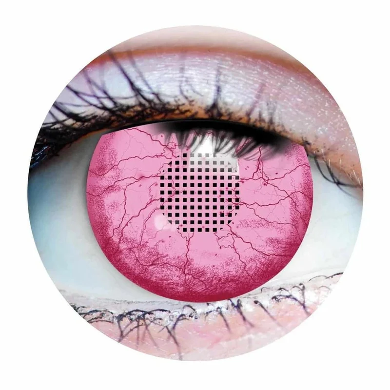 PRIMAL® Embryo - Cosplay Pink Coloured Contact Lenses, 3 Month Usage