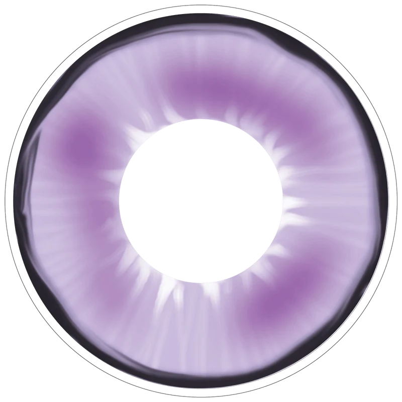 PRIMAL® Succubus - Purple Cosplay Coloured Contact Lenses, 3 Month Usage