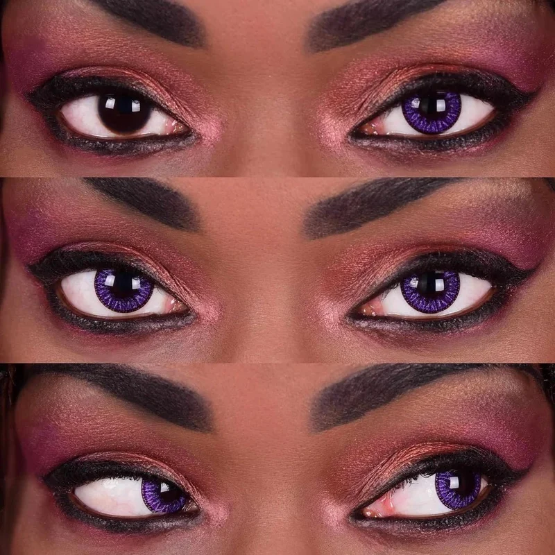 PRIMAL® Enchanted Lilac - Purple Coloured Contact Lenses, 3 Month Usage