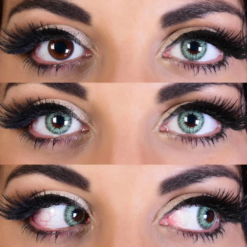 PRIMAL® Celestial Jade - Green Coloured Contact Lenses, 3 Month Usage