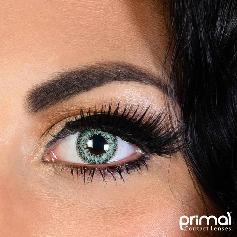 PRIMAL® Celestial Jade - Green Coloured Contact Lenses, 3 Month Usage