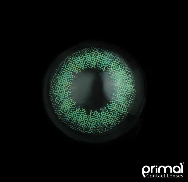 PRIMAL® Celestial Jade - Green Coloured Contact Lenses, 3 Month Usage