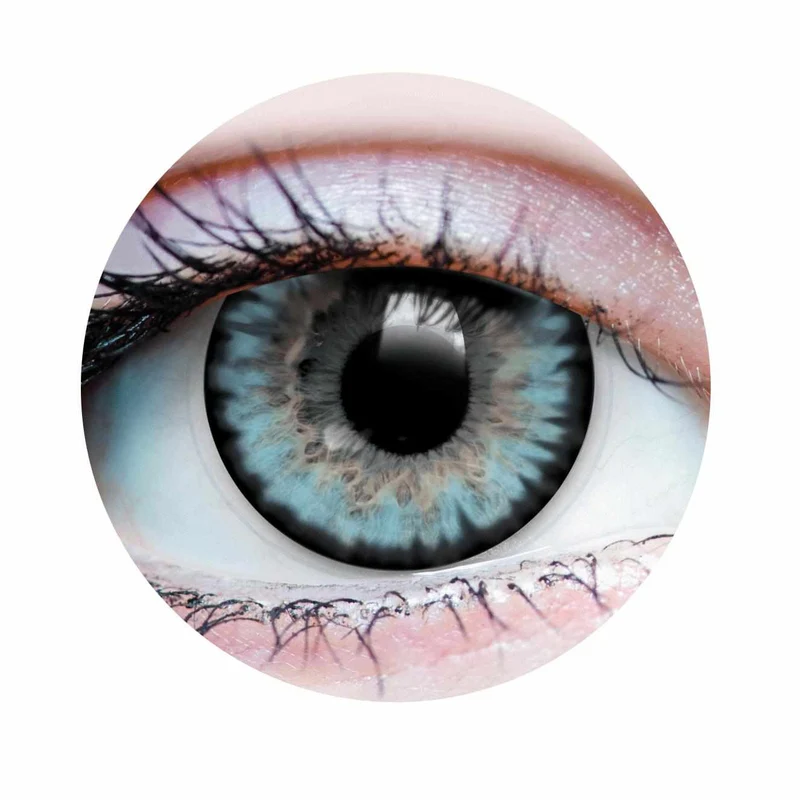 PRIMAL® Starlight Ocean - Blue Coloured Contact Lenses, 3 Month Usage