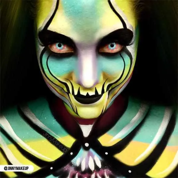 PRIMAL® Plague - White Mini-Sclera Coloured Contact Lenses, 3 Month Usage