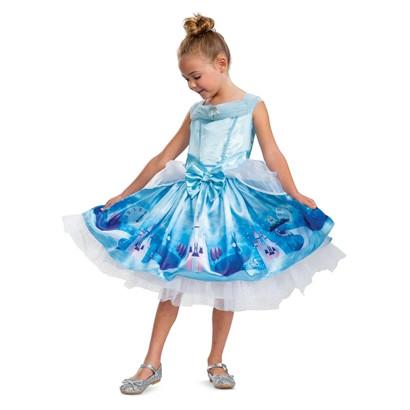Disney Cinderella Deluxe Costume for Toddlers, Blue Dress
