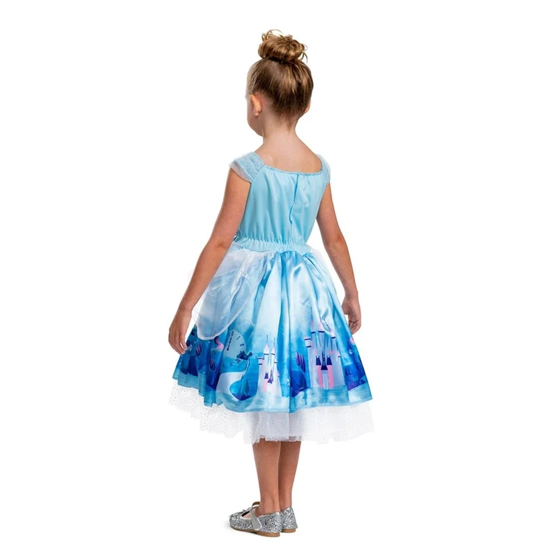 Disney Cinderella Deluxe Costume for Toddlers, Blue Dress