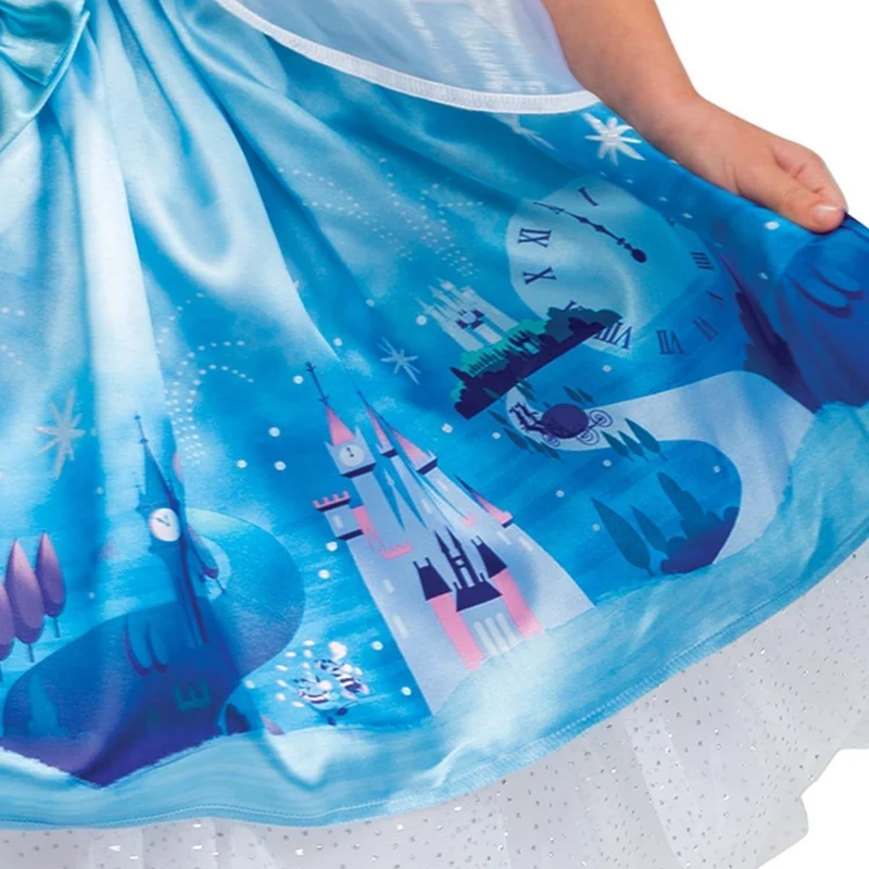 Disney Cinderella Deluxe Costume for Toddlers, Blue Dress