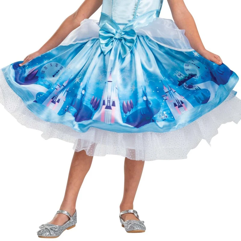 Disney Cinderella Deluxe Costume for Toddlers, Blue Dress
