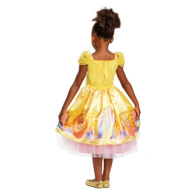 Disney Beauty and the Beast Belle Deluxe Costume for Toddlers, Yellow Dress