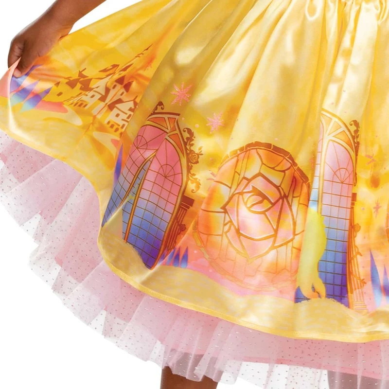 Disney Beauty and the Beast Belle Deluxe Costume for Toddlers, Yellow Dress