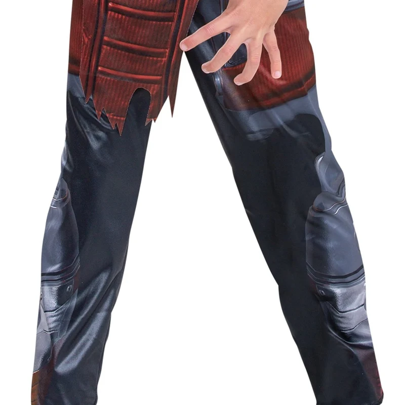 Apex Legends Revenant Classic Muscle Costume for Kids, Red and Grey Jumpsuit
