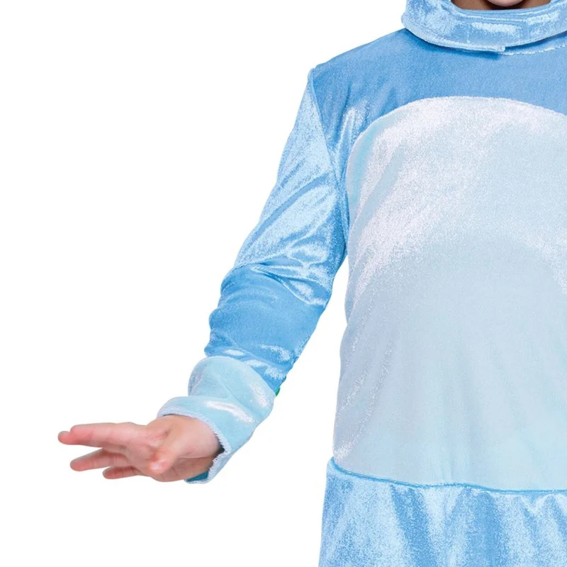 Bluey Classic Costume for Toddlers, Blue Jumpsuit