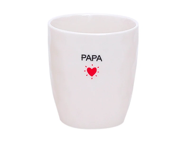 Gobelet message coeur rouge - Papa - Opjet