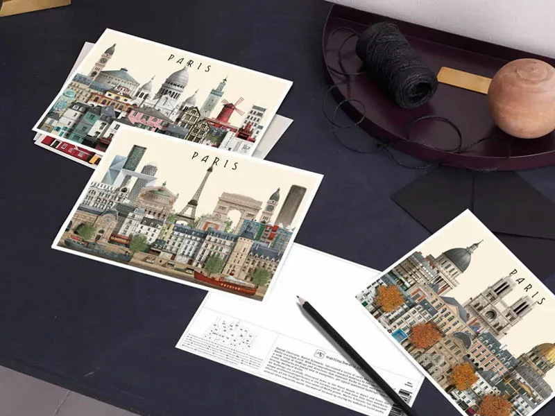 Carte postale A5 Paris II - Martin Schwartz