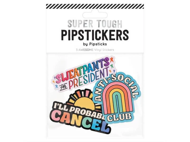 Lot de 3 stickers vinyle - Going solo