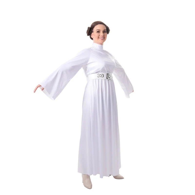 Disney Star Wars Princess Leia Costume for Adults, White Hooded Robe