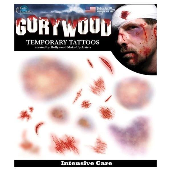 Intensive Care Trauma Temporary Tattoo