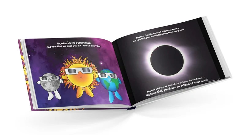 "Oh, What a Joy is a Solar Eclipse!" Book & 2 Glasses-