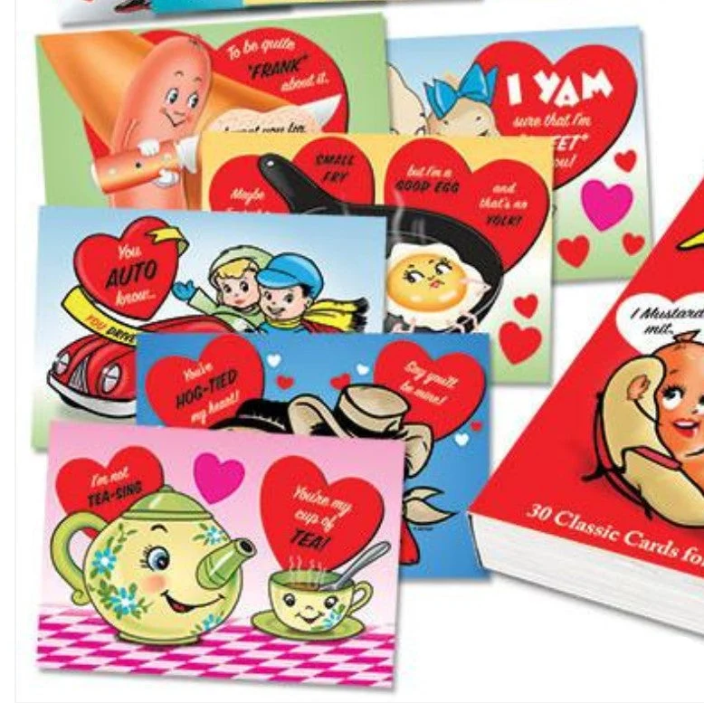 Awkward Postcard Book - Love Notes - 30 cards