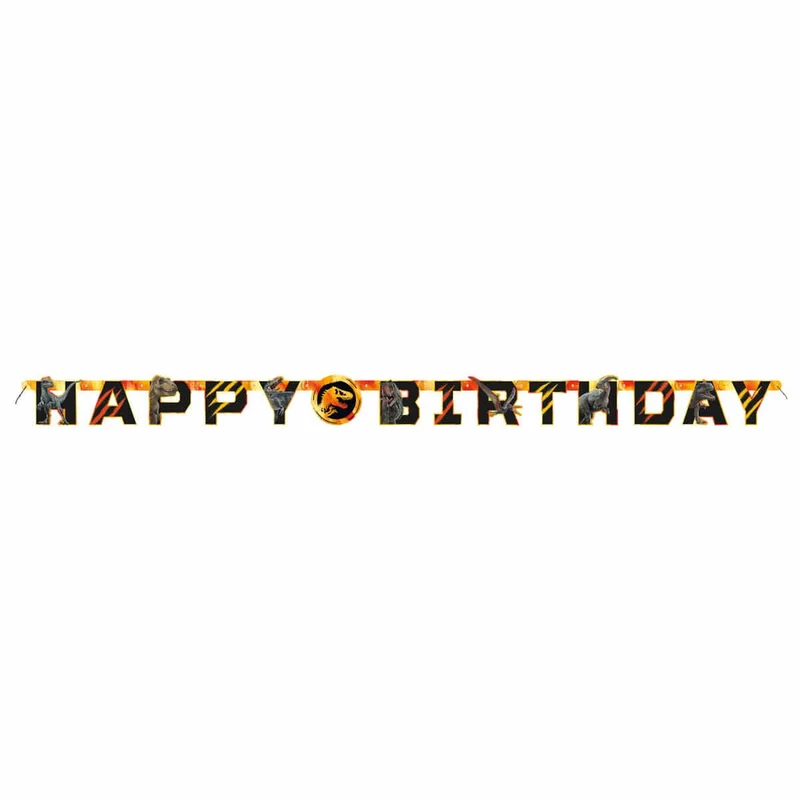 Jurassic World Happy Birthday Large Jointed Banner, 72 Inches
