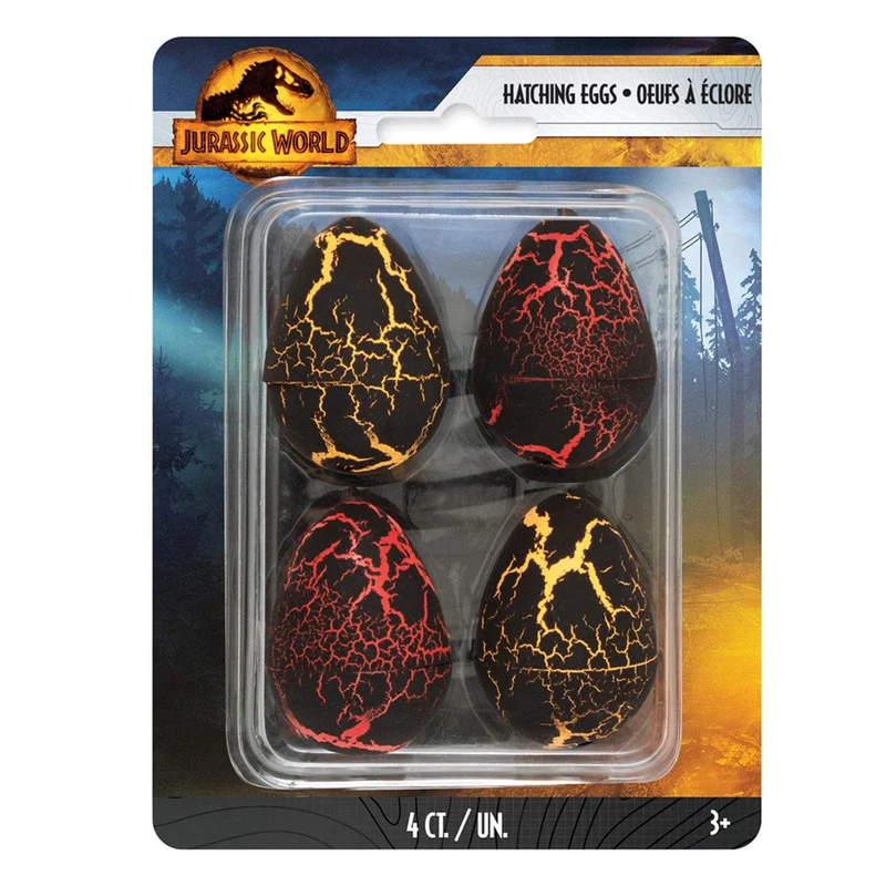 Jurassic World Hatching Eggs, 4 Count