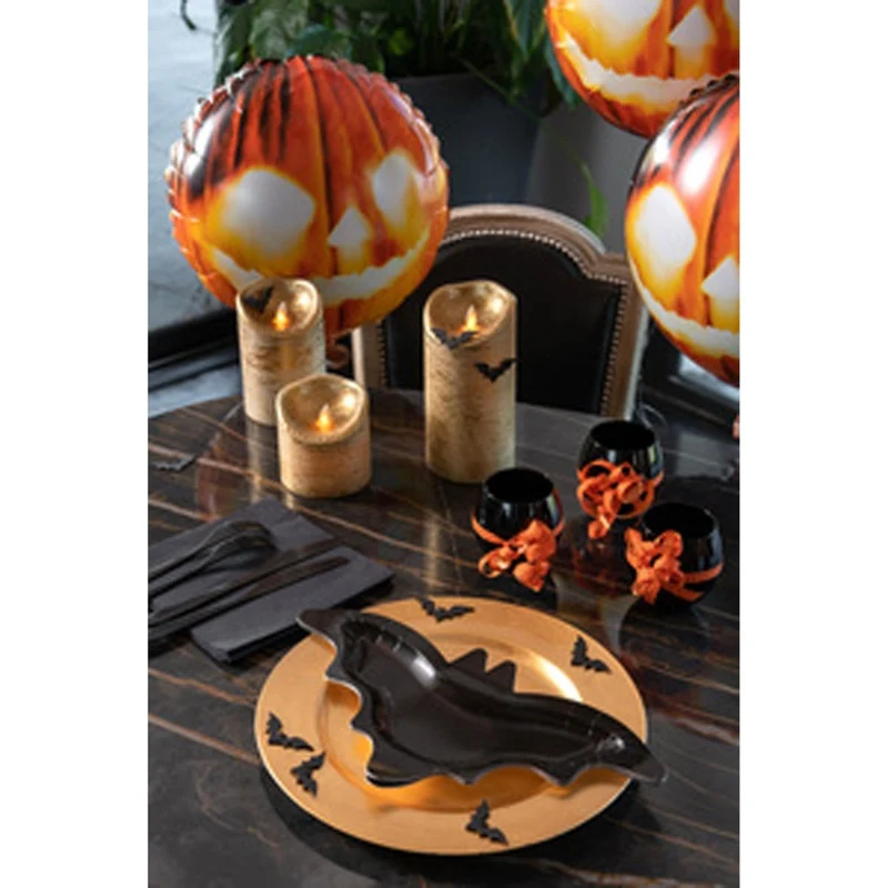 Halloween Pumpkin Small Table Decoration, 12 Count