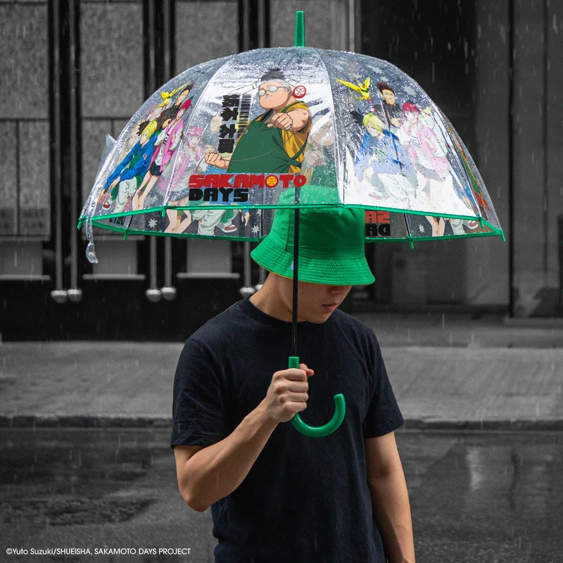 Sakamoto Sidekick Club Transparent Umbrella