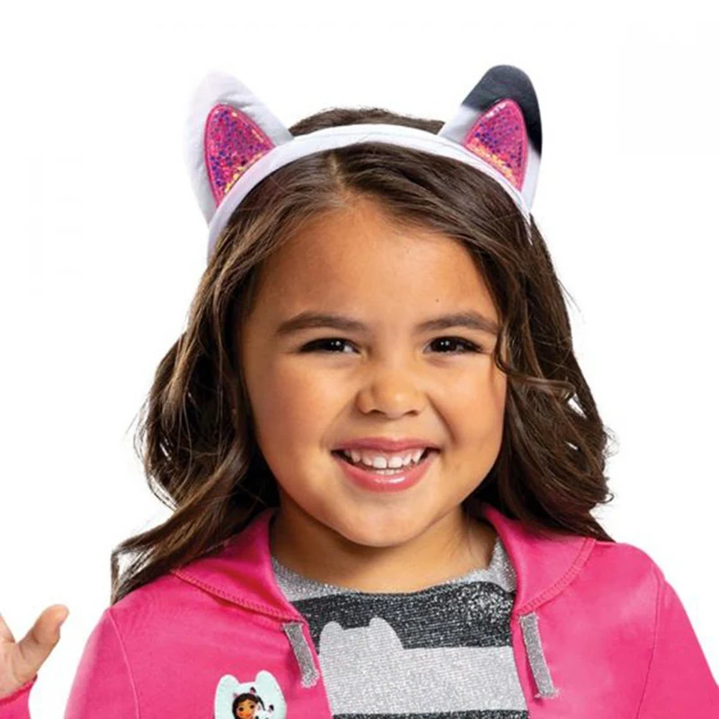 Gabby's Dollhouse Gabby Classic Costume for Toddlers, Blue and Pink Jumpsuit