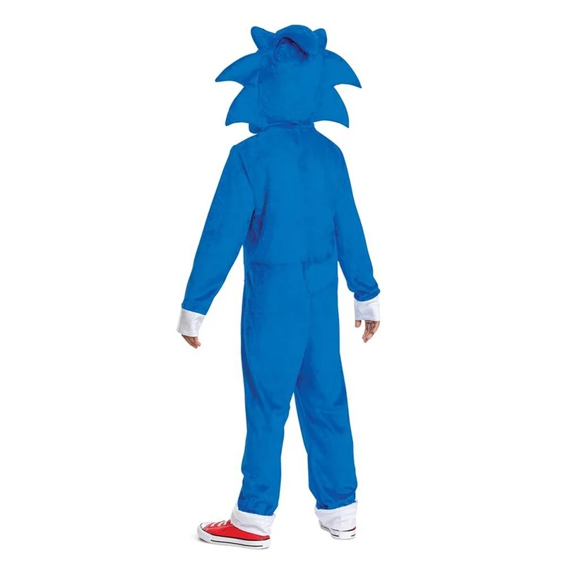 Sonic Classic Costume for Kids, Sonic the Hedgehog 2, Blue Jumpsuit