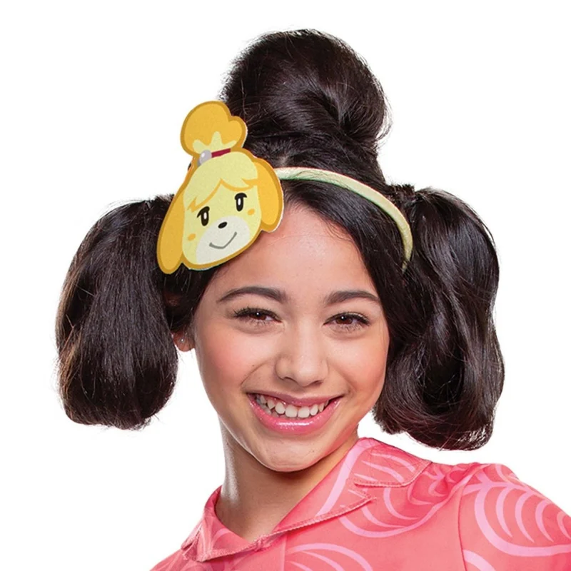 Nintendo Animal Crossing Isabelle Classic Costume for Kids, Pink and Beige Dress