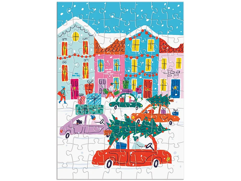 Calendrier de l'avent puzzle - 12 puzzles de Noël